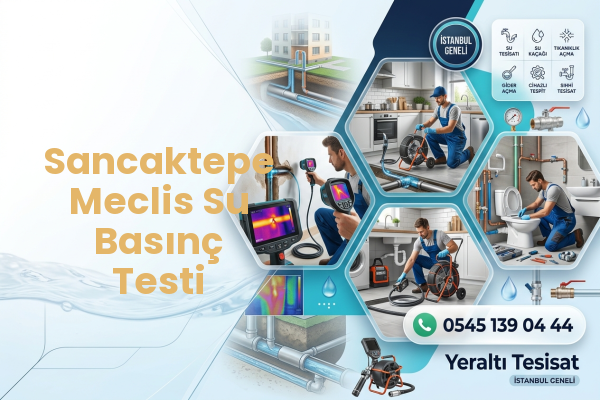 Sancaktepe Meclis Su Basınç Testi